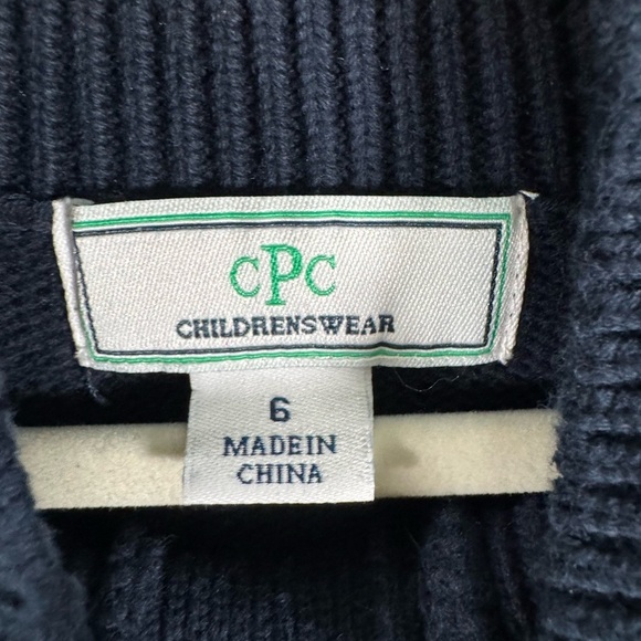 Classic Prep Children’s Wear Boys Navy Lobster Sweater Size 6 - Picture 3 of 3